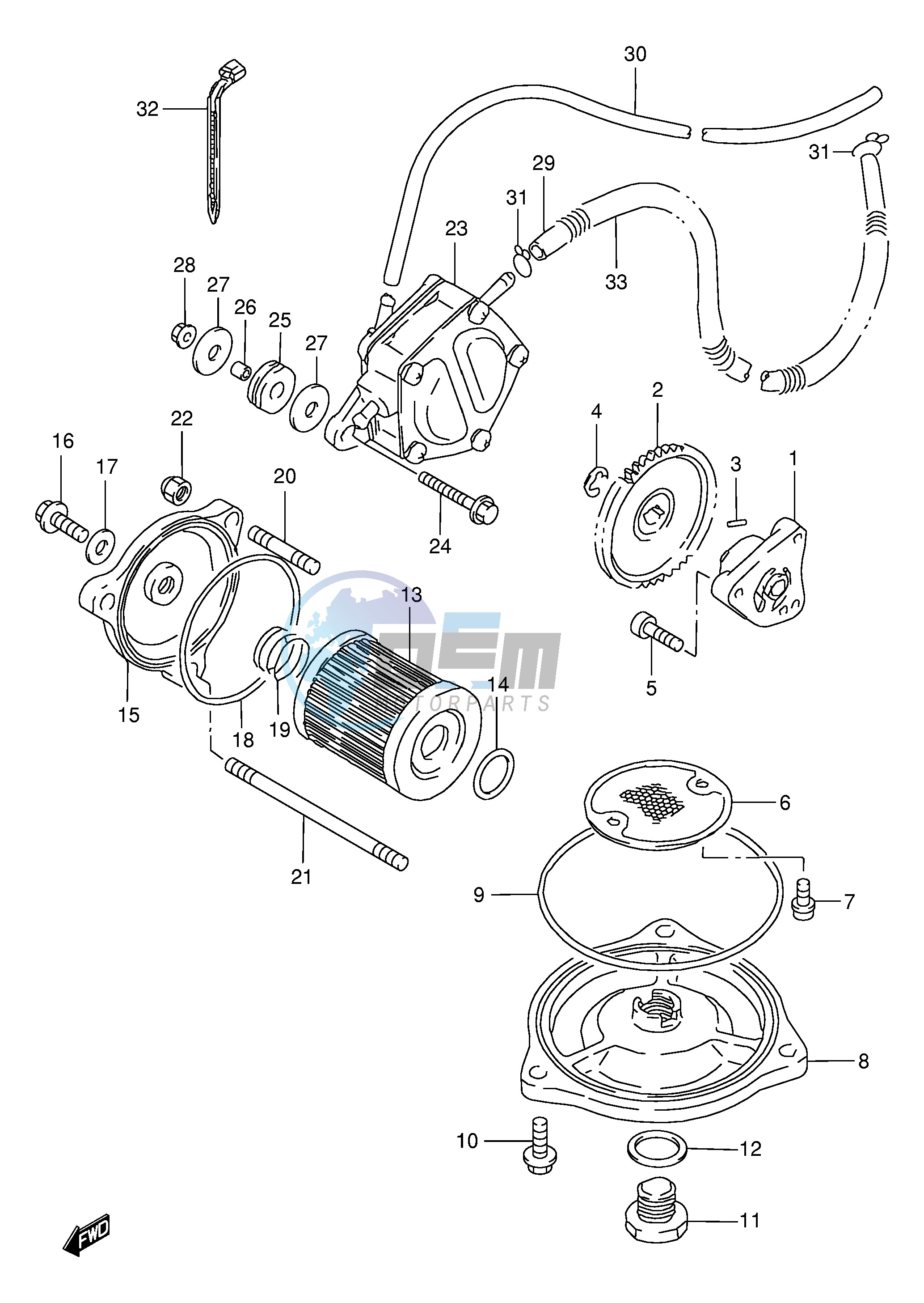 OIL PUMP - FUEL PUMP