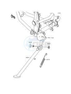 KLX150L KLX150EEF XX (EU ME A(FRICA) drawing Stand(s)