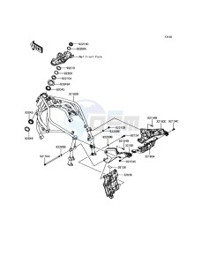 NINJA H2R ZX1000YHF EU drawing Frame