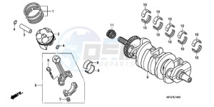 CB600F9 Europe Direct - (ED) drawing CRANKSHAFT/PISTON