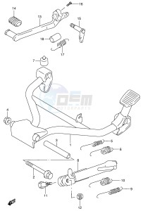 GSX750 (E4) drawing STAND