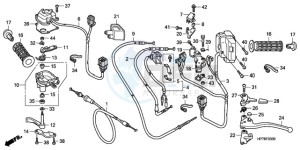 TRX420FAA Europe Direct - (ED) drawing HANDLE LEVER/SWITCH/CABLE