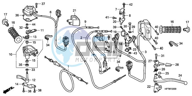 HANDLE LEVER/SWITCH/CABLE