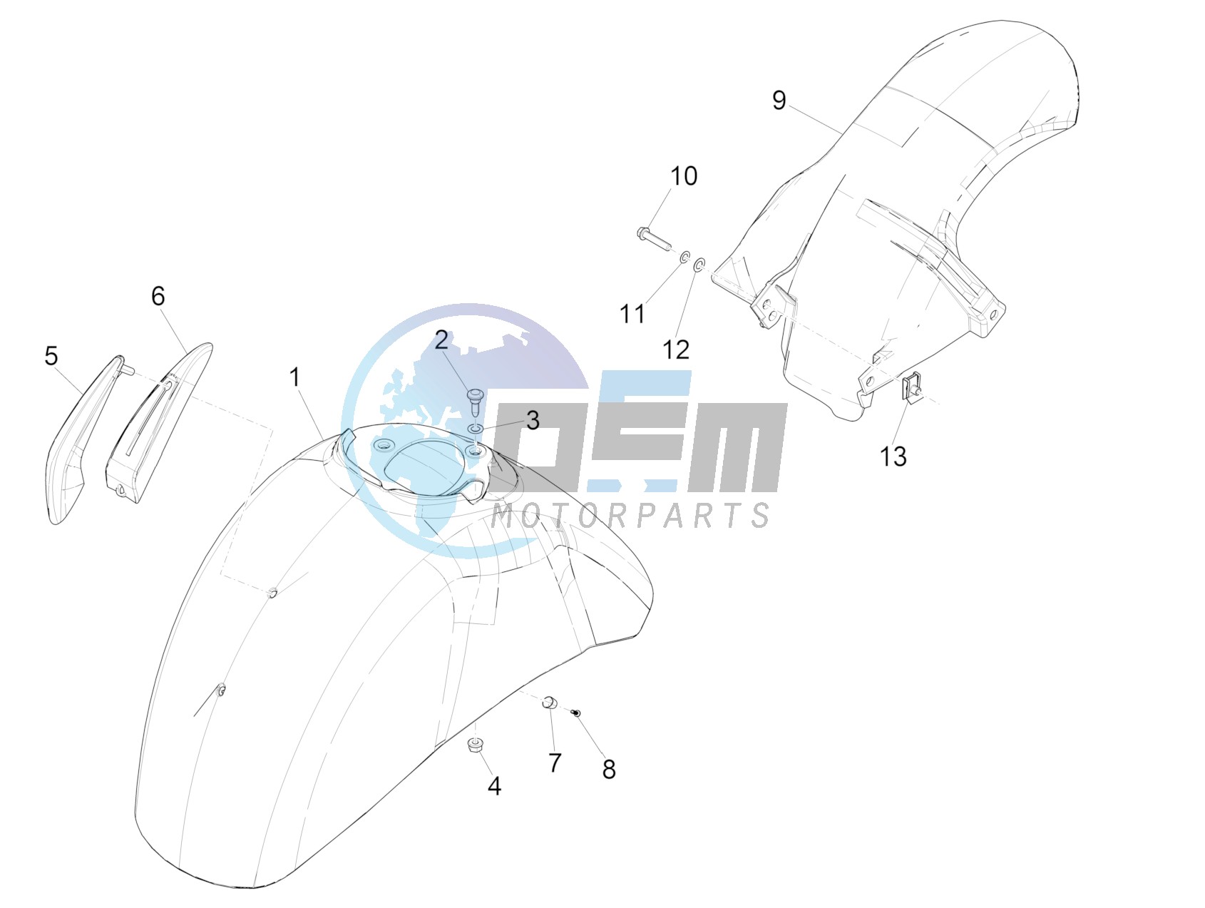 Wheel housing - Mudguard