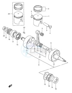 TS185ER (E1) drawing CRANKSHAFT