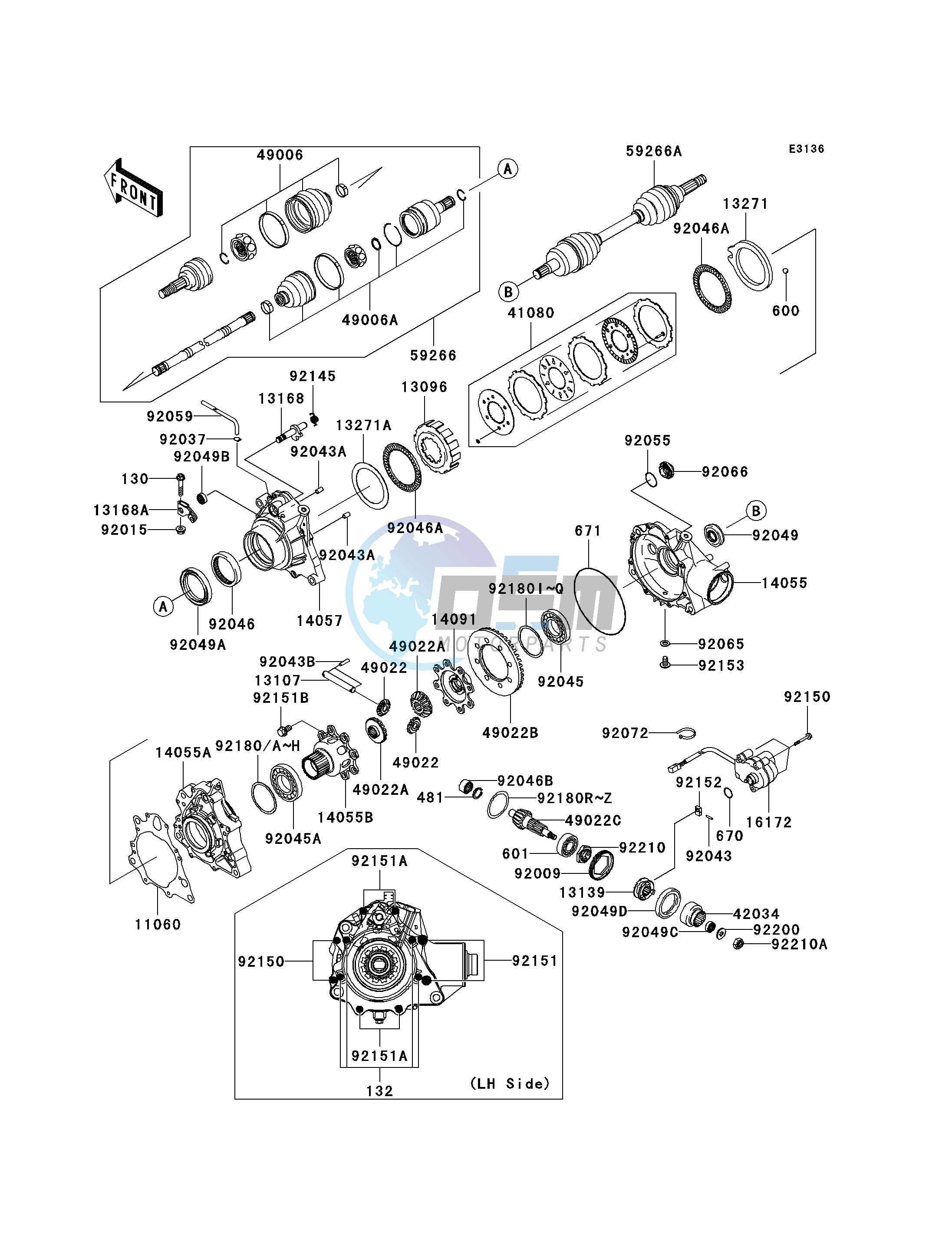 DRIVE SHAFT-FRONT