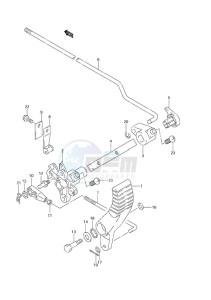 DF 25 drawing Clutch Non-Remote Control