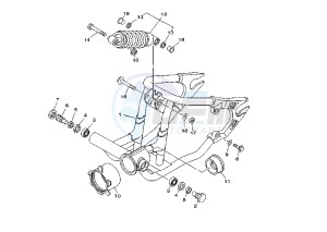 XVS A DRAG STAR CLASSIC 650 drawing REAR ARM