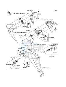 Z1000_ABS ZR1000C8F FR GB XX (EU ME A(FRICA) drawing Turn Signals