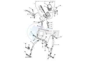 FZS FAZER 1000 drawing FRONT MASTER CYLINDER 1