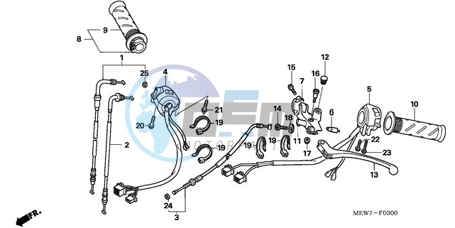 HANDLE LEVER/SWITCH/CABLE