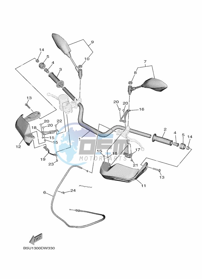 STEERING HANDLE & CABLE