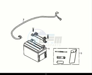 FIDDLE II 50 (AF05W5-EU) (E5) (M1) drawing BATTERY-TOOLBOX