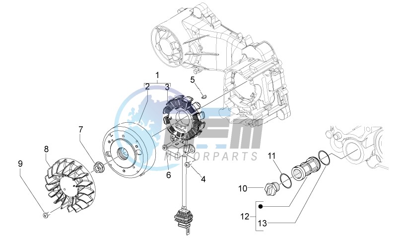 Cdi magneto assy