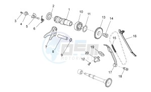 RXV 450-550 drawing Front cylinder timing system