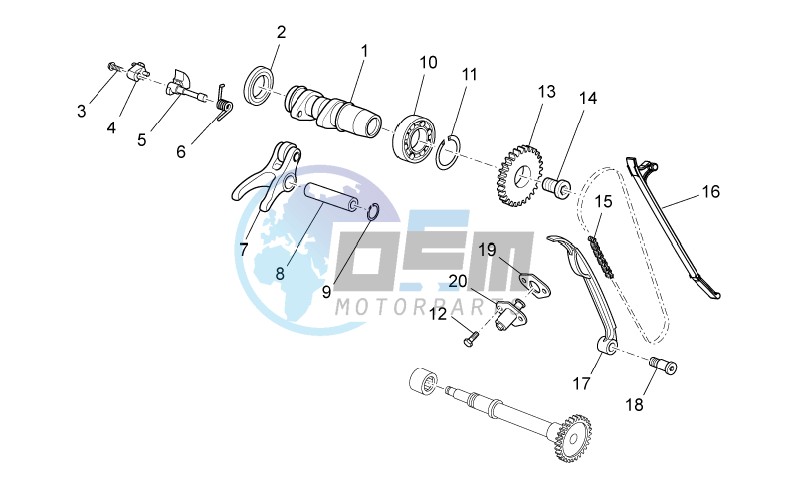 Front cylinder timing system