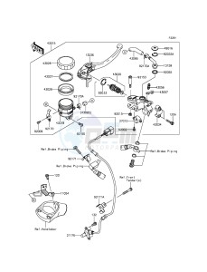 ZZR1400 ABS ZX1400FFFA FR GB XX (EU ME A(FRICA) drawing Front Master Cylinder