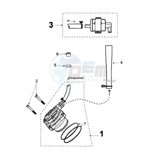 VIVA D drawing AIR INLET