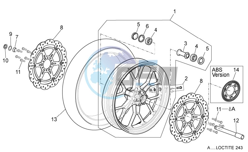 Front wheel