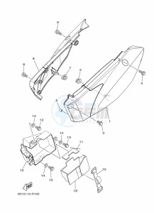 TT-R110E (B51K) drawing SIDE COVER