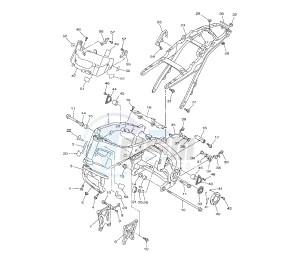 V-MAX 1700 drawing FRAME