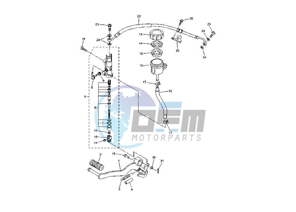 REAR MASTER CYLINDER