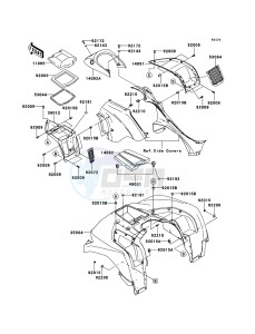 KVF750_4X4_EPS KVF750HDF EU drawing Front Fender(s)