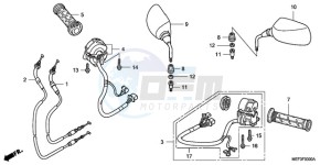 FJS400D9 F / CMF drawing SWITCH/CABLE/MIRROR