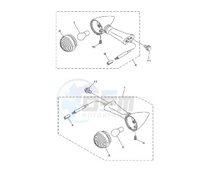 XV A MIDNIGHT STAR 1900 drawing FLASHER LIGHT