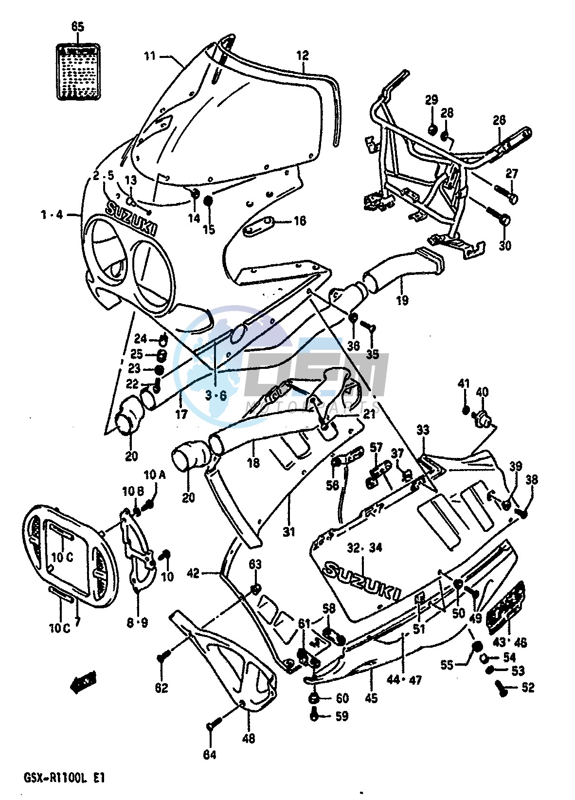 COWLING (MODEL K 3CG)