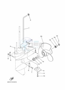 FT8GEL drawing LOWER-CASING-x-DRIVE-2