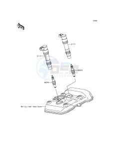 NINJA 300 ABS EX300BEF XX (EU ME A(FRICA) drawing Ignition System