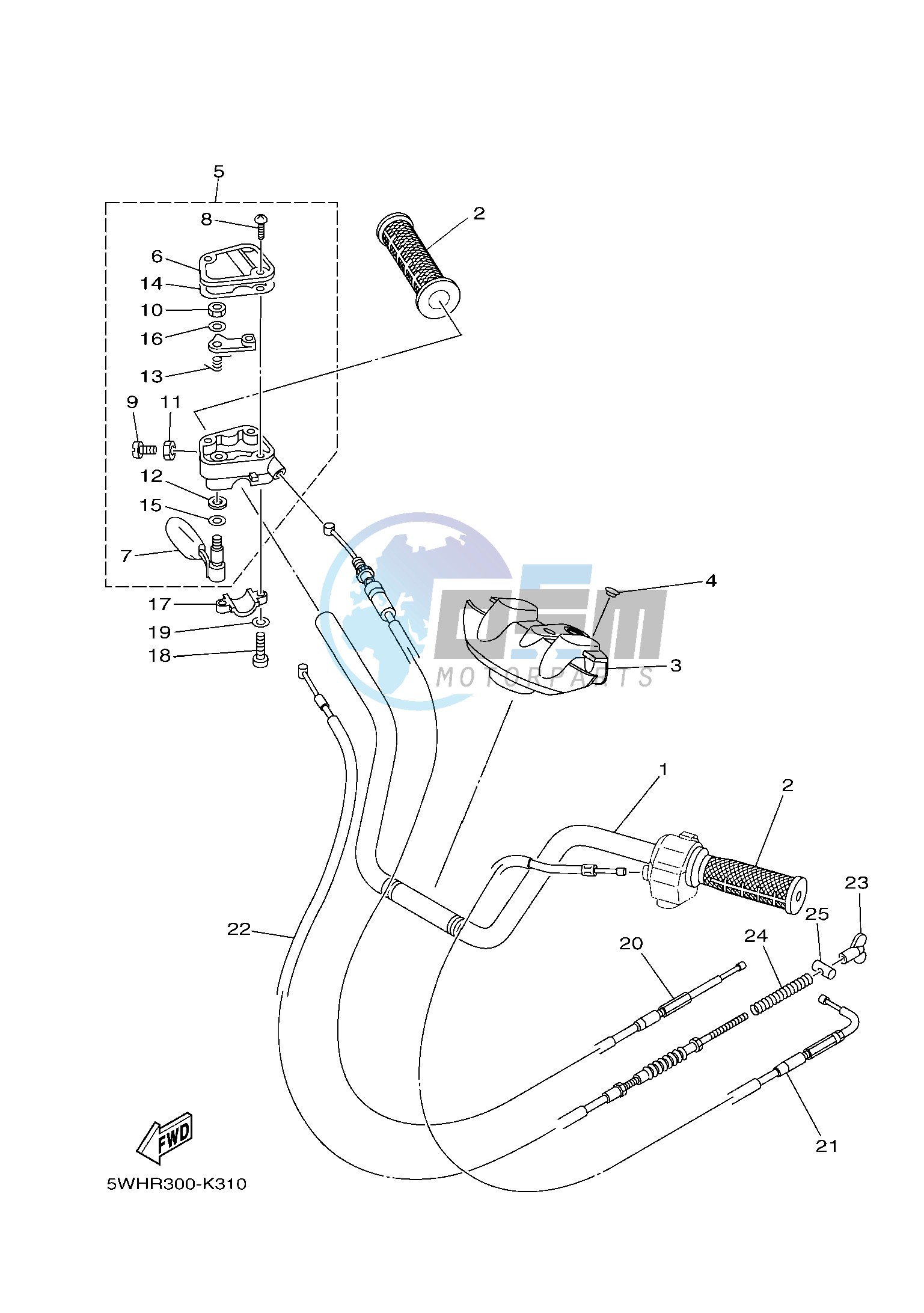 STEERING HANDLE & CABLE