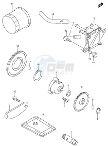 SV650 (E2) drawing OIL PUMP   FUEL PUMP