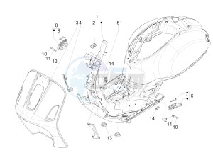 GTS 300 ie ABS (APAC) drawing Frame/bodywork