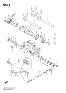 VZR1800 (E50) INTRUDER drawing GEAR SHIFTING