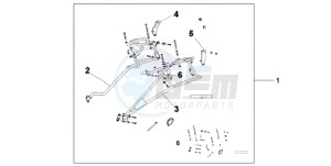 XL700V9 F / CMF drawing PANNIER STAY