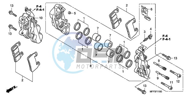 FRONT BRAKE CALIPER