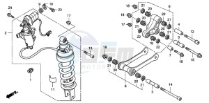 GL1800A drawing REAR CUSHION