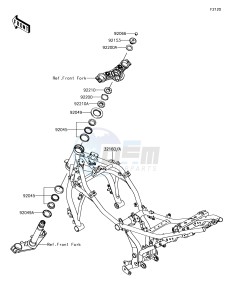 Z650 ER650HHF XX (EU ME A(FRICA) drawing Frame