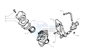 Ark LC X-TYPE- Red-Matt Black 50 drawing Oil pump - Carburettor