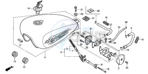 VT600C drawing FUEL TANK (2)