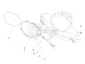 FLY 150 (APAC) drawing Meter combination - Cruscotto