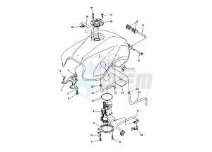 FZ6 FAZER 600 drawing FUEL TANK