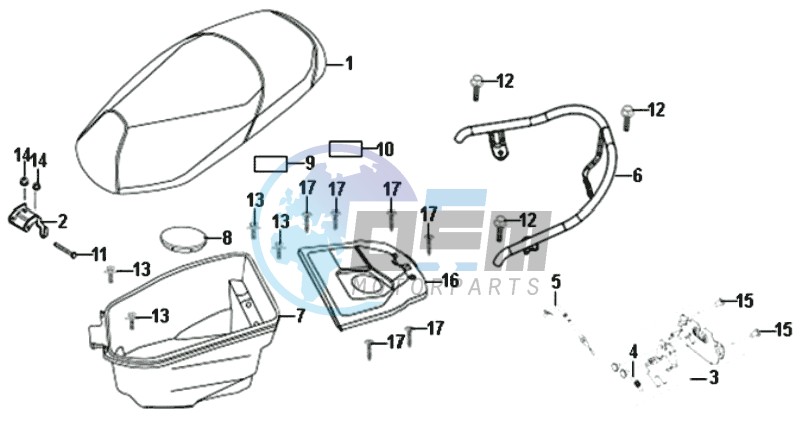 BUDDYSEAT - REAR LUGGAGE FRAME