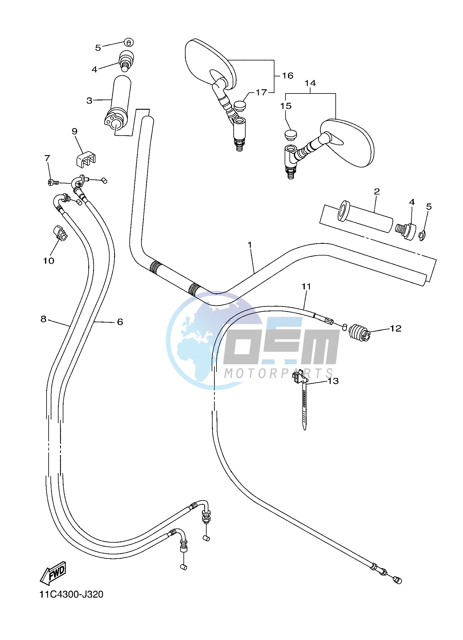 STEERING HANDLE & CABLE