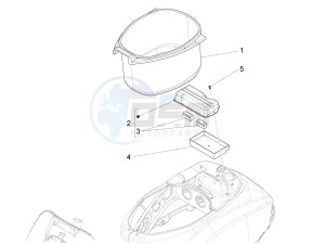 LX 150 4T 3V IE NOABS E3 (APAC) drawing Helmet housing - Undersaddle