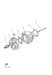 PW50 (5PGW 5PGX) drawing CYLINDER