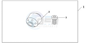 GL1800C drawing CHROME BAR ENDS