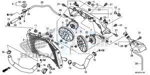 VFR1200XC drawing RADIATOR